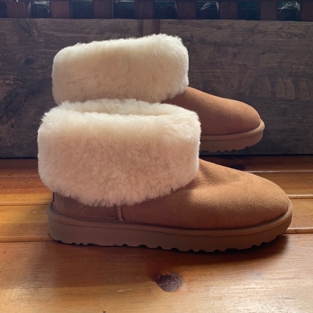 UGG Mini Blakeley Faux Fur Trimmed Boot